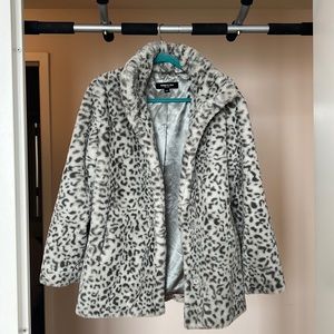 Kenneth Cole faux Leopard jacket